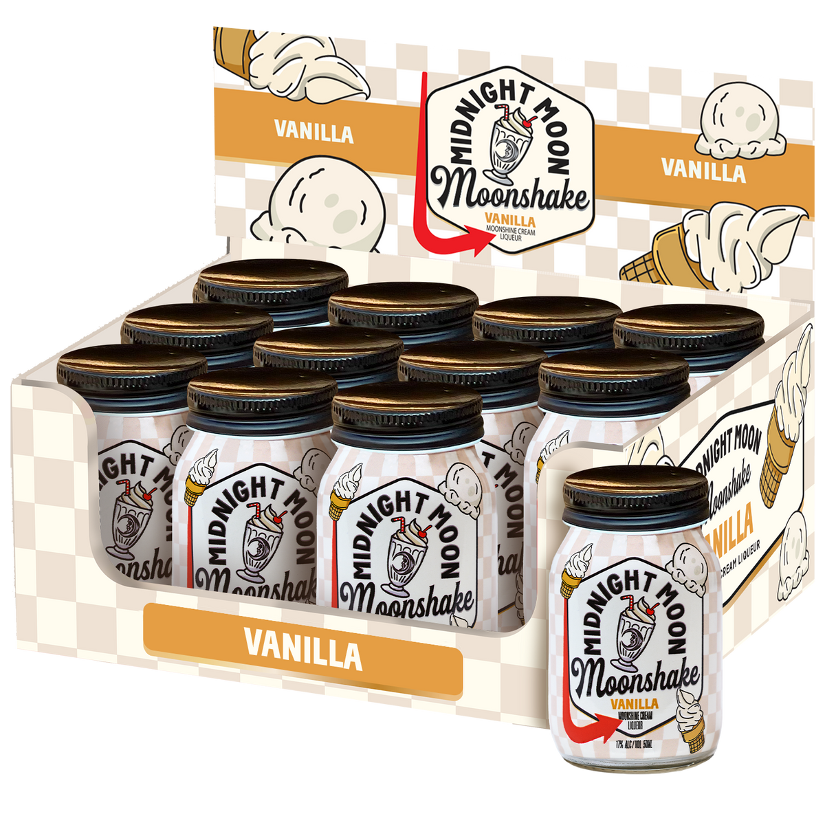 Midnight Moon Vanilla Moonshake Cream Liqueur